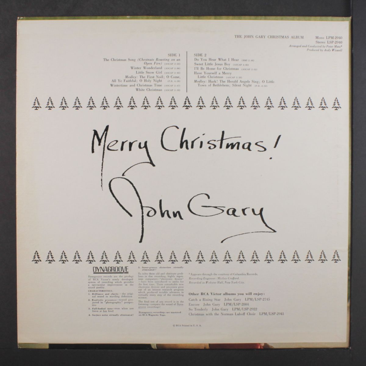 christmas album by JOHN GARY