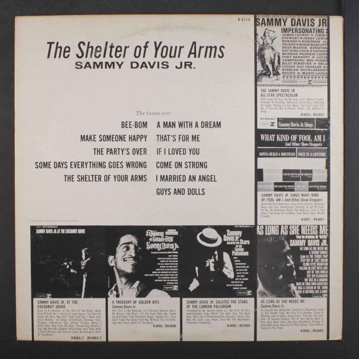 the shelter of your arms by SAMMY DAVIS, JR.
