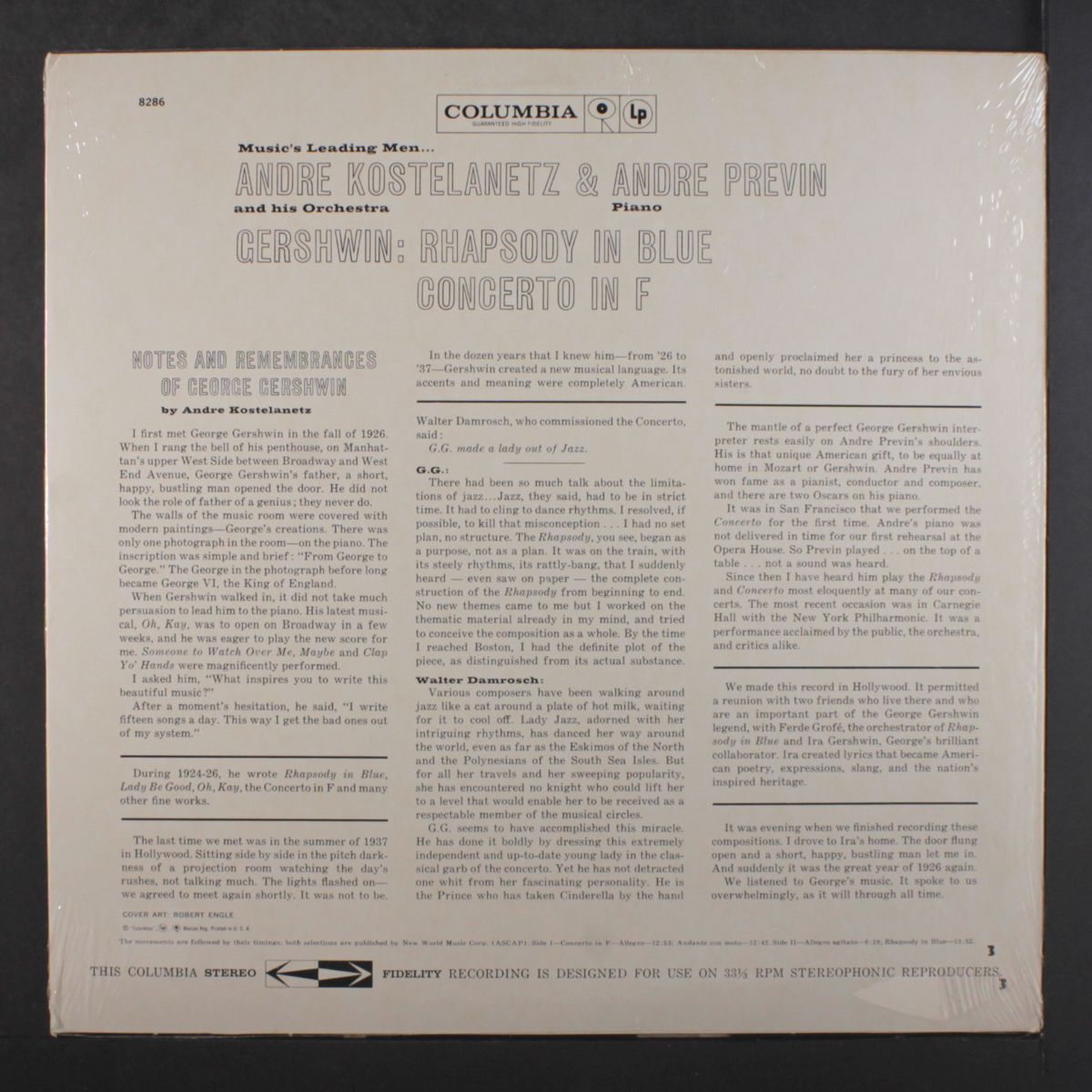 gershwin: rhapsody in blue by ANDRE KOSTELANETZ & ANDRE PREVIN