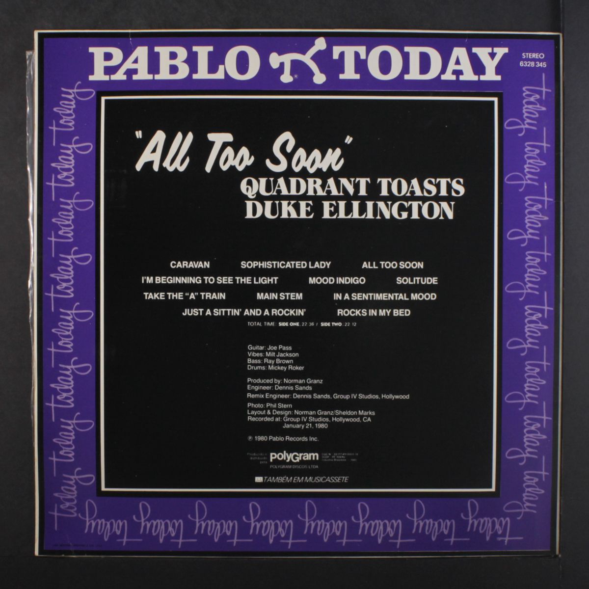 all too soon (quadrant toasts duke ellington) by QUADRANT