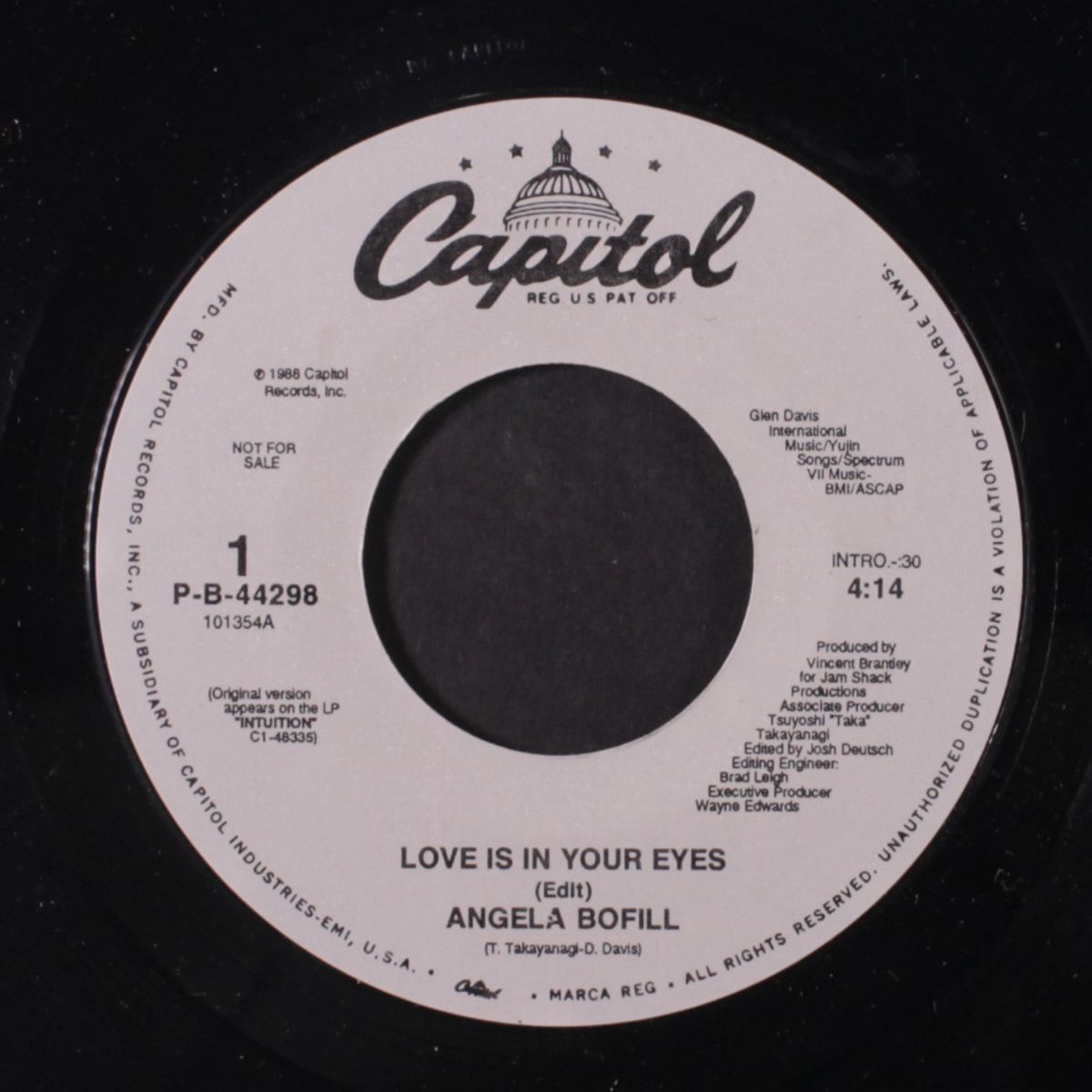 love is in your eyes / same by ANGELA BOFILL