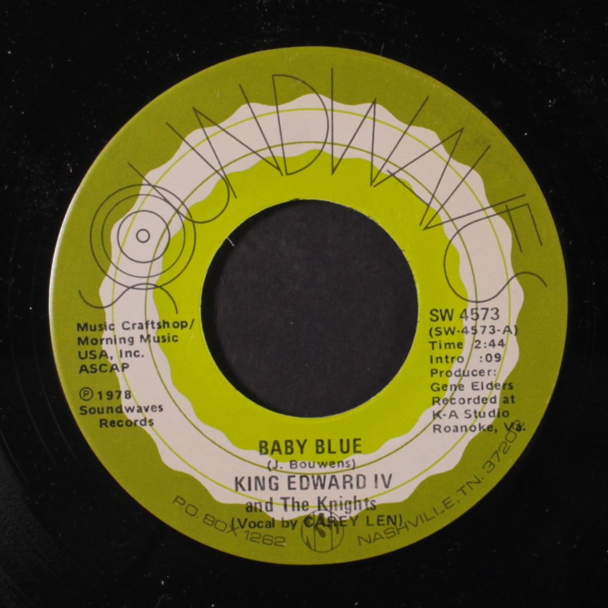 rabbit run / baby blue by KING EDWARD IV & KNIGHTS