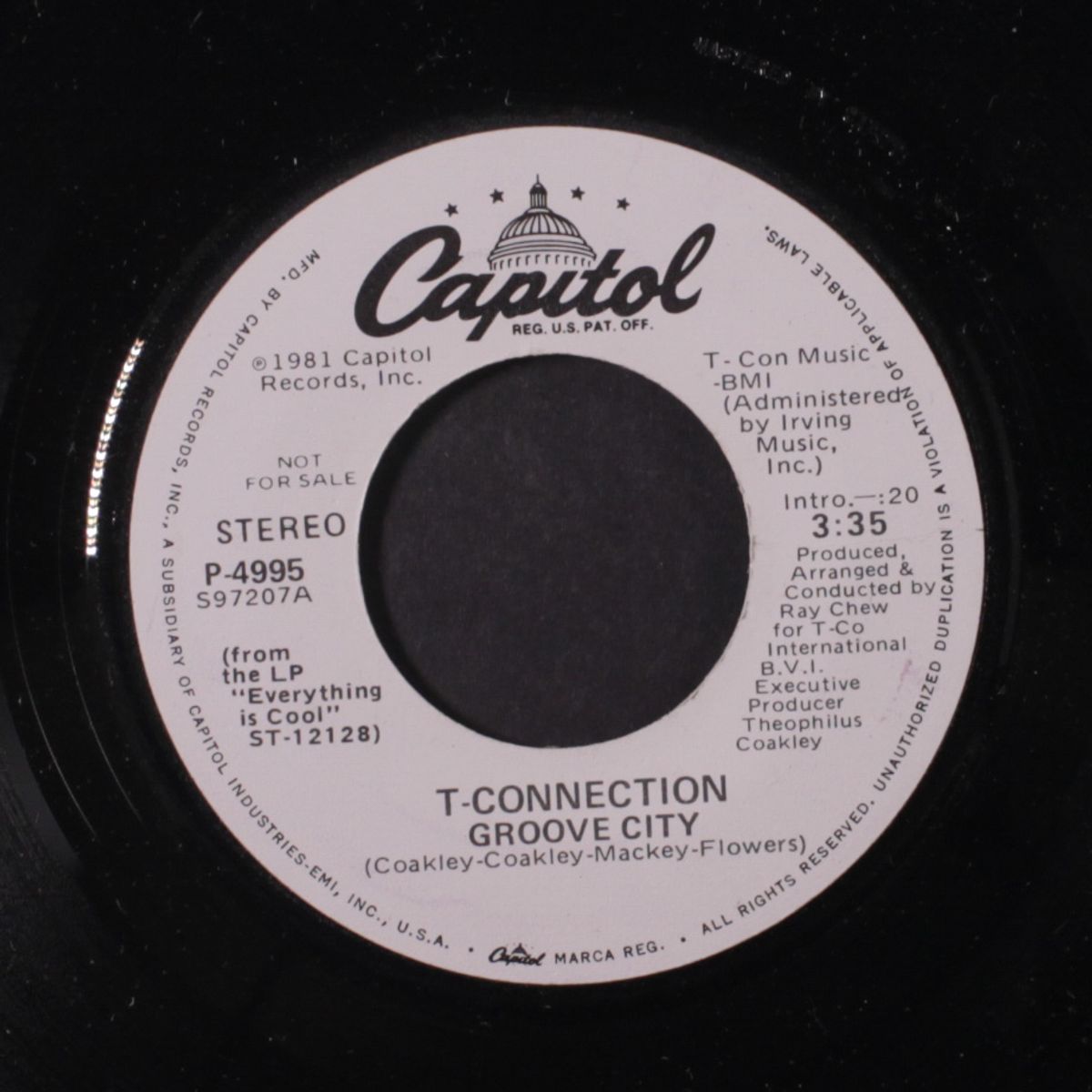 groove city / same by T-CONNECTION