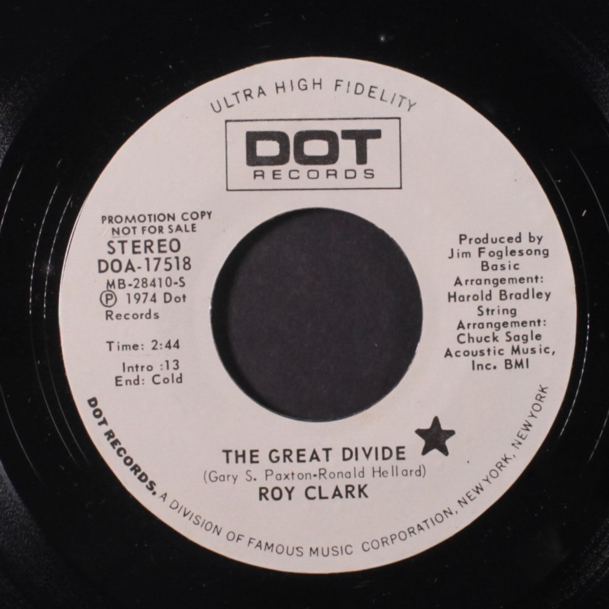 the great divide / chomp'n' by ROY CLARK
