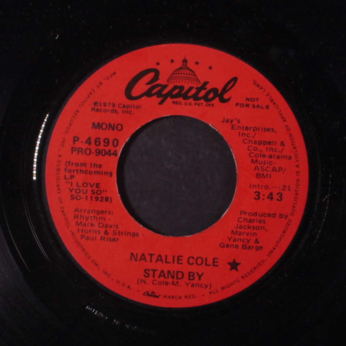 stand by / mono by NATALIE COLE