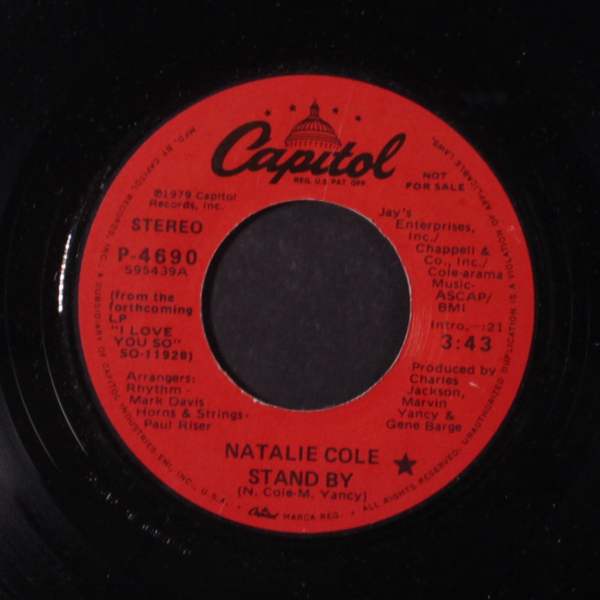 stand by / mono by NATALIE COLE