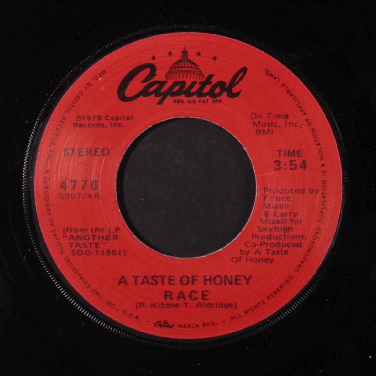 race by A TASTE OF HONEY