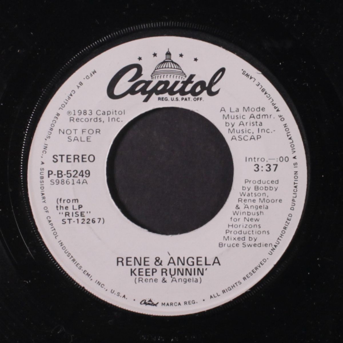 keep runnin' / same by RENE & ANGELA