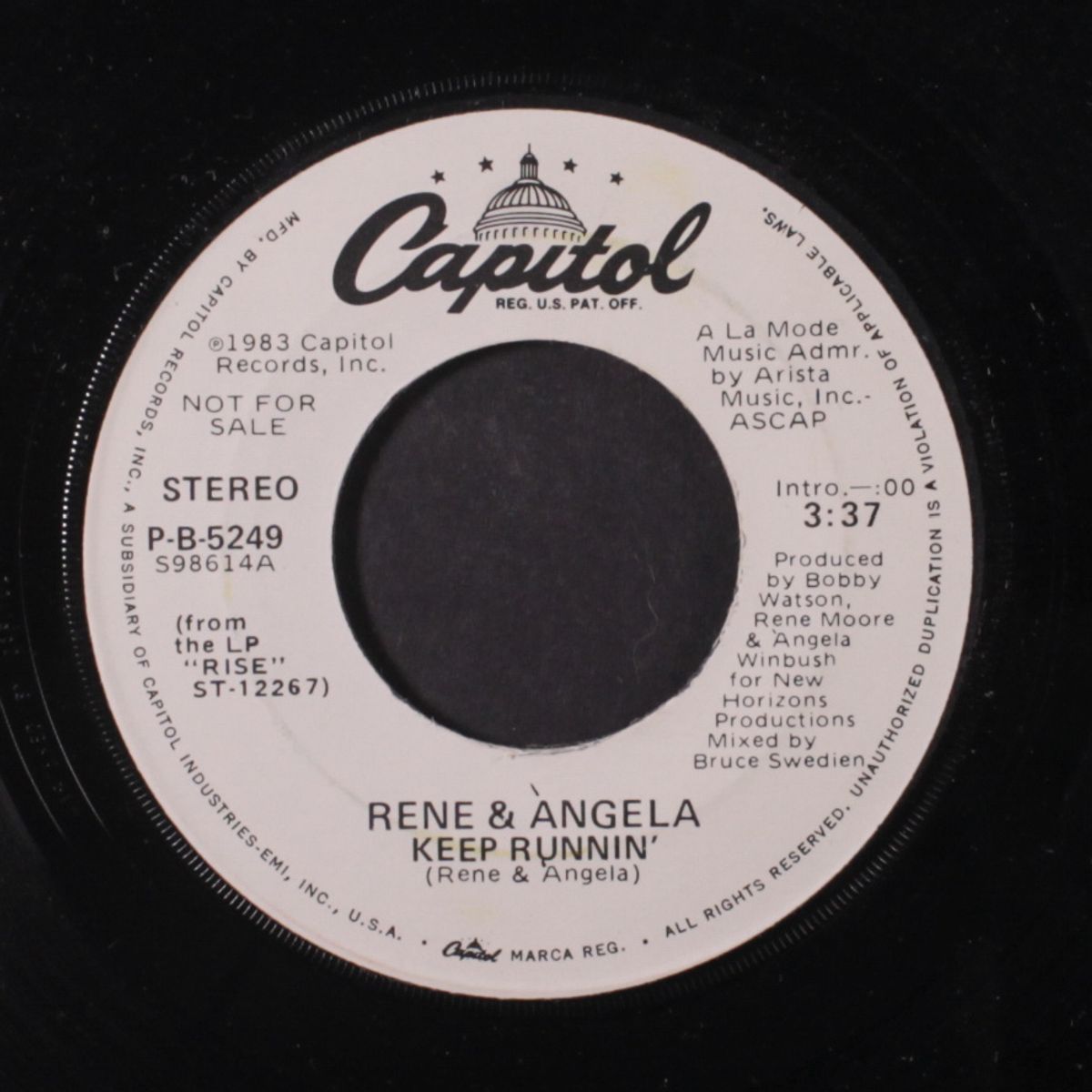keep runnin' / same by RENE & ANGELA