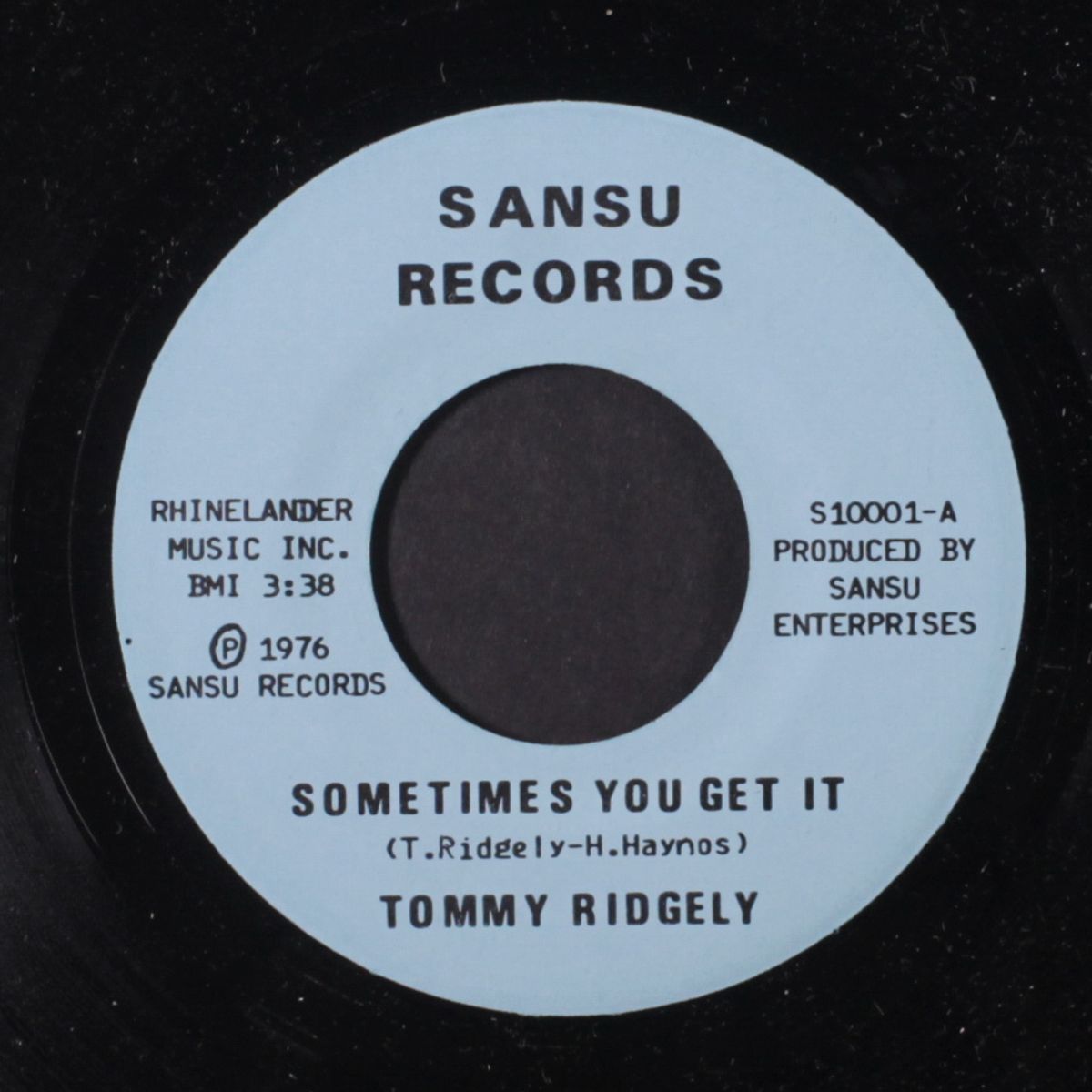 sometimes you get it / what a mess we're in by TOMMY RIDGLEY