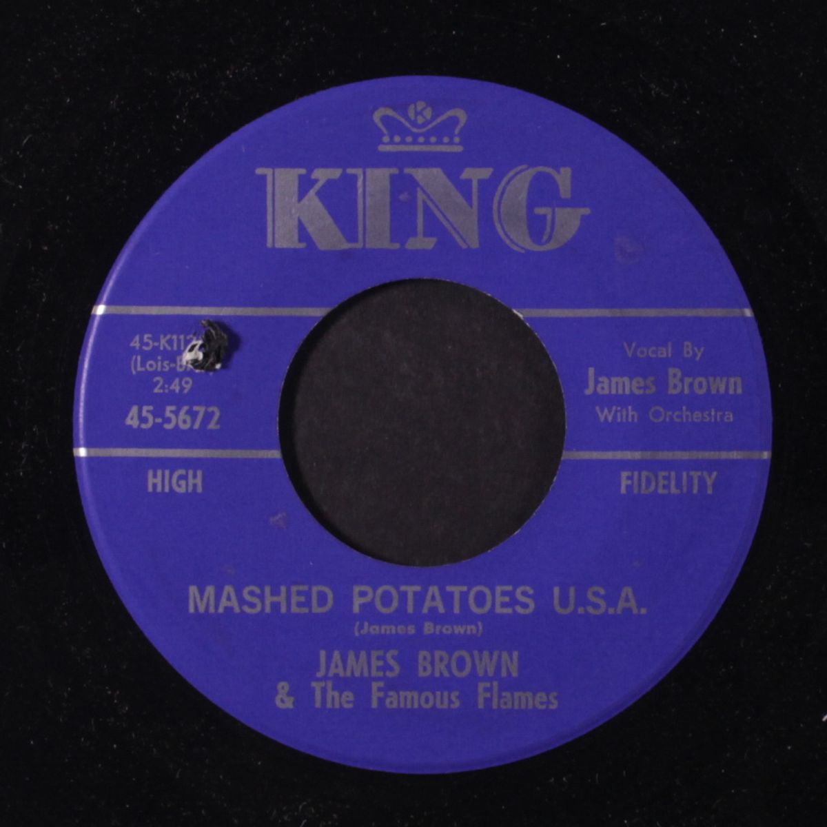 mashed potatoes u.s.a. / you don't have to go by JAMES BROWN