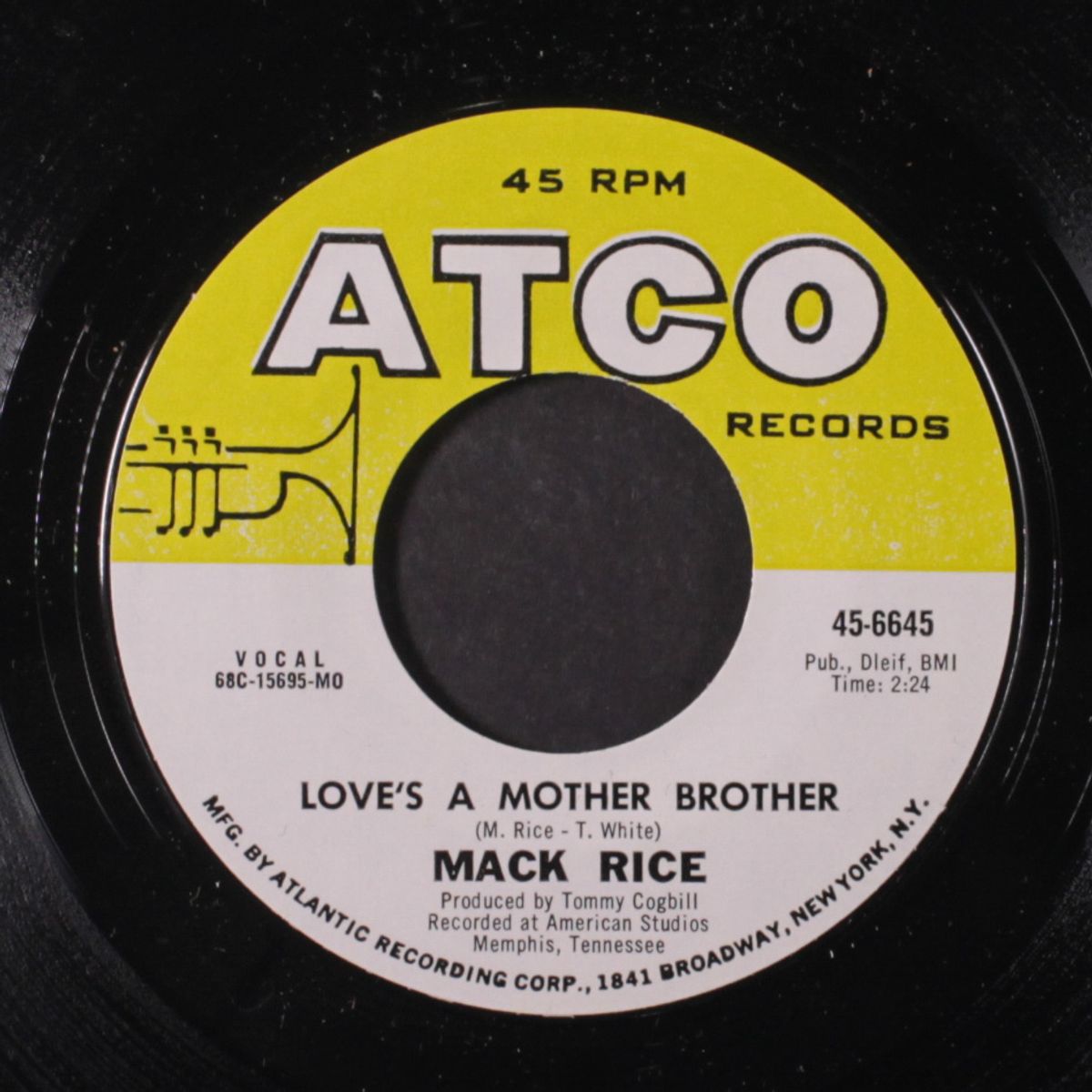 coal man / love's a mother brother by MACK RICE