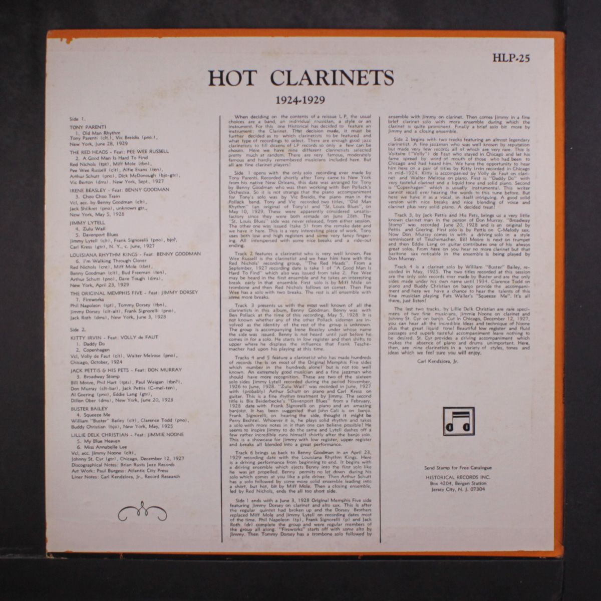 hot clarinets by VARIOUS