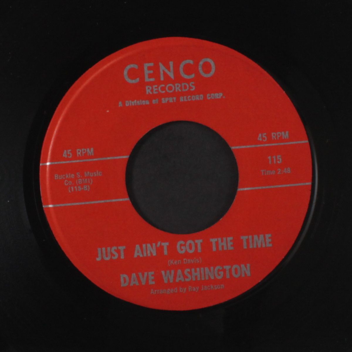 i'm beginning to lose / just ain't got the time by DAVE WASHINGTON