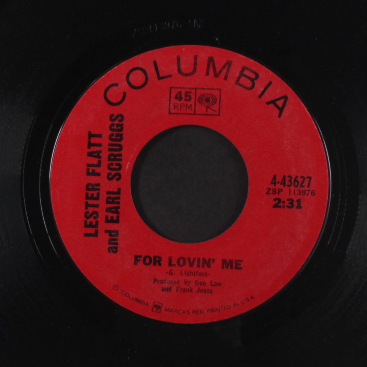 colours / for lovin' me by LESTER FLATT & EARL SCRUGGS