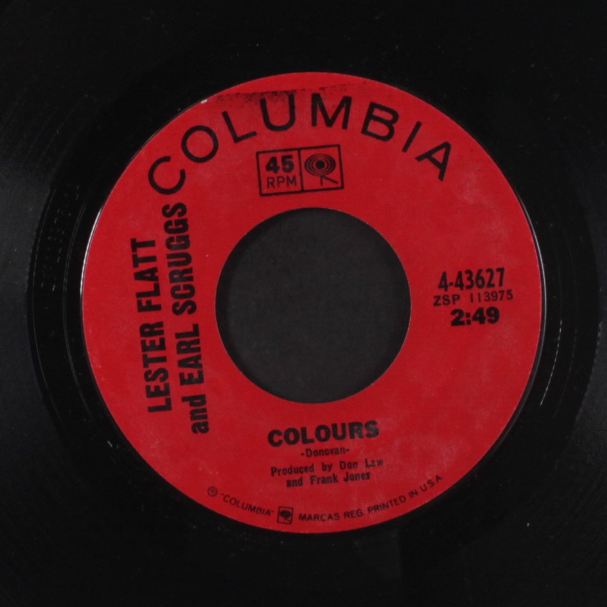 colours / for lovin' me by LESTER FLATT & EARL SCRUGGS