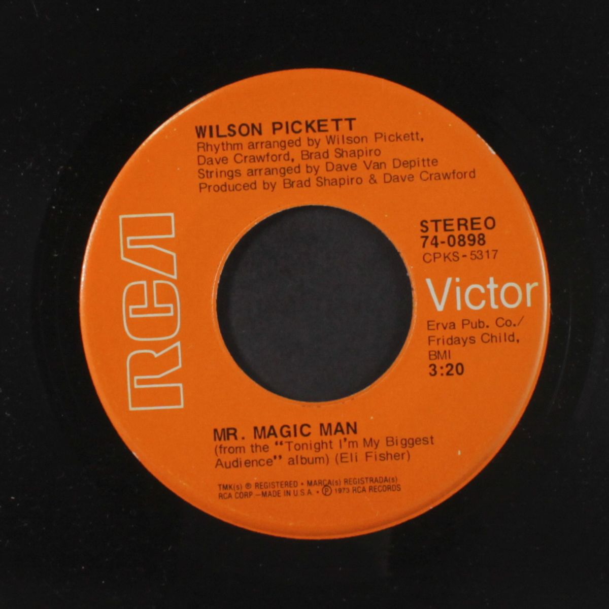 mr. magic man / i sho' love you by WILSON PICKETT