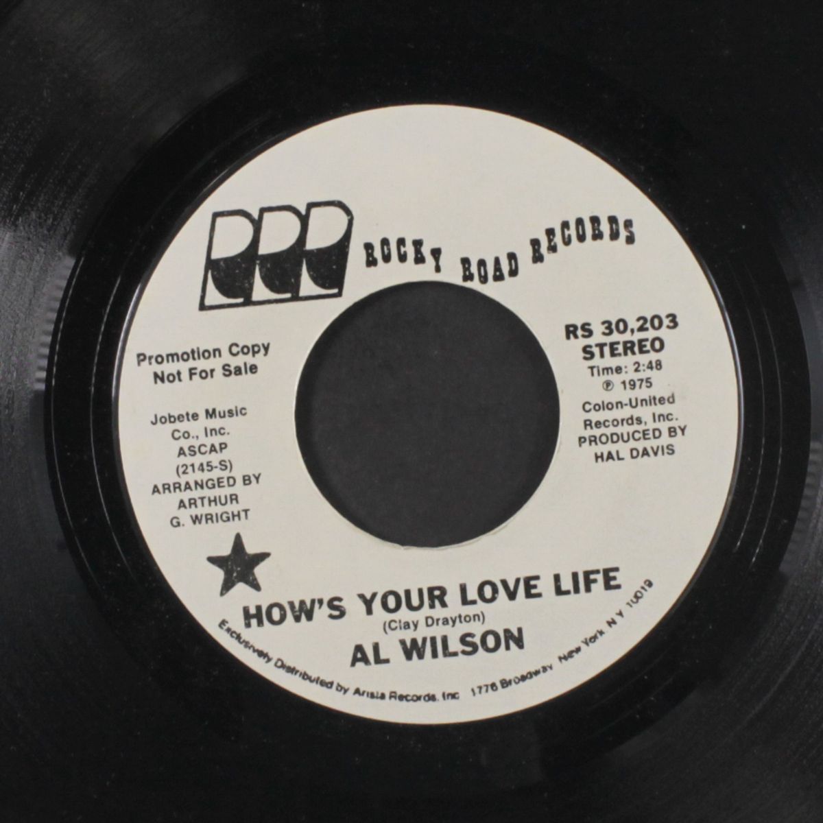 how's your love life / mono by AL WILSON