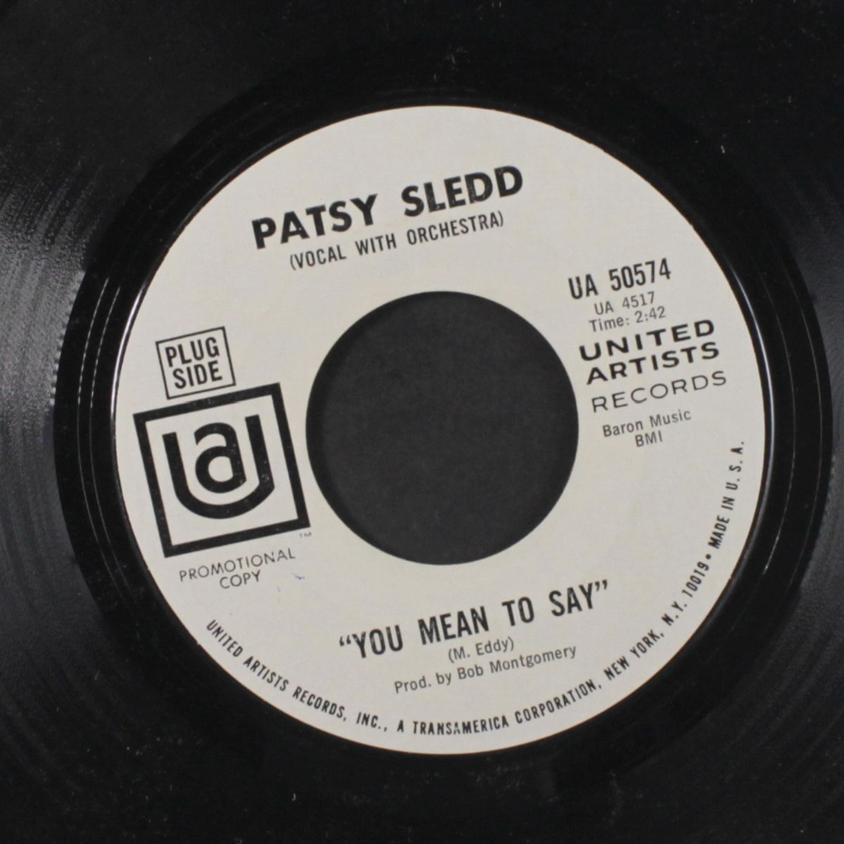 you mean to say / bouquets in my mind by PATSY SLEDD