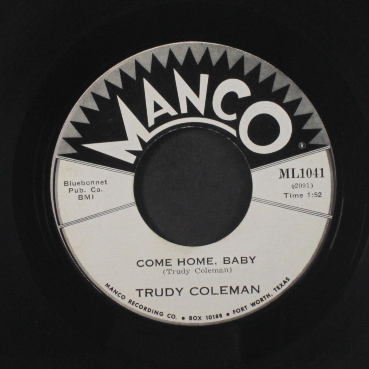 come home, baby / you did me wrong by TRUDY COLEMAN