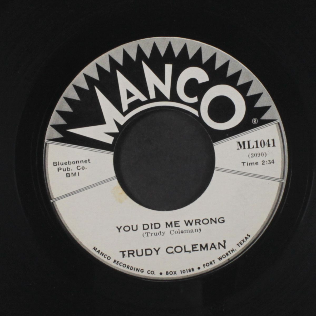 come home, baby / you did me wrong by TRUDY COLEMAN