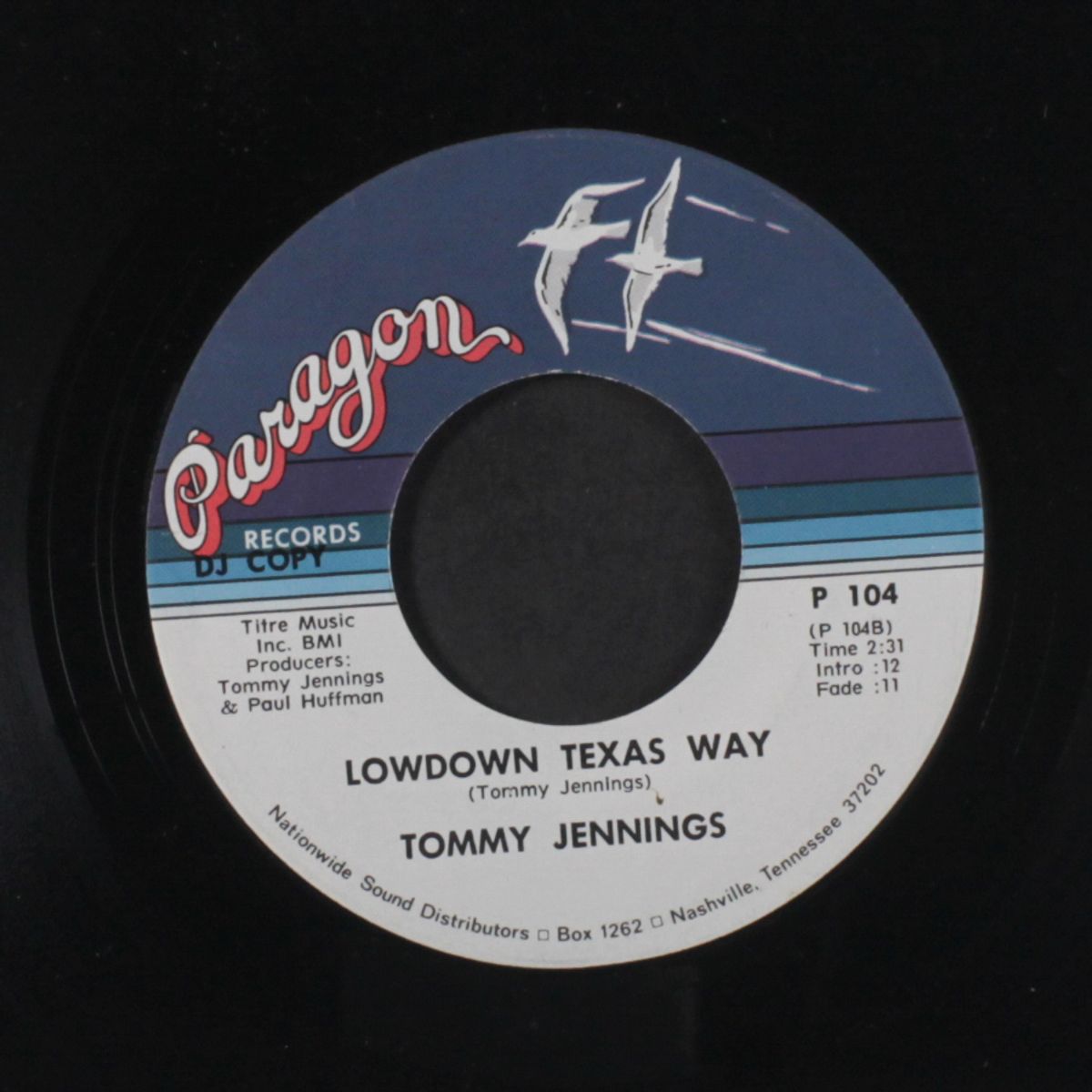one man at a time / lowdown texas way by TOMMY JENNINGS