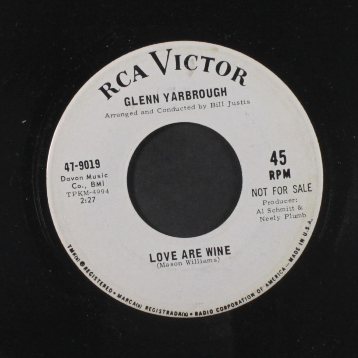spin spin / love are wine by GLENN YARBROUGH