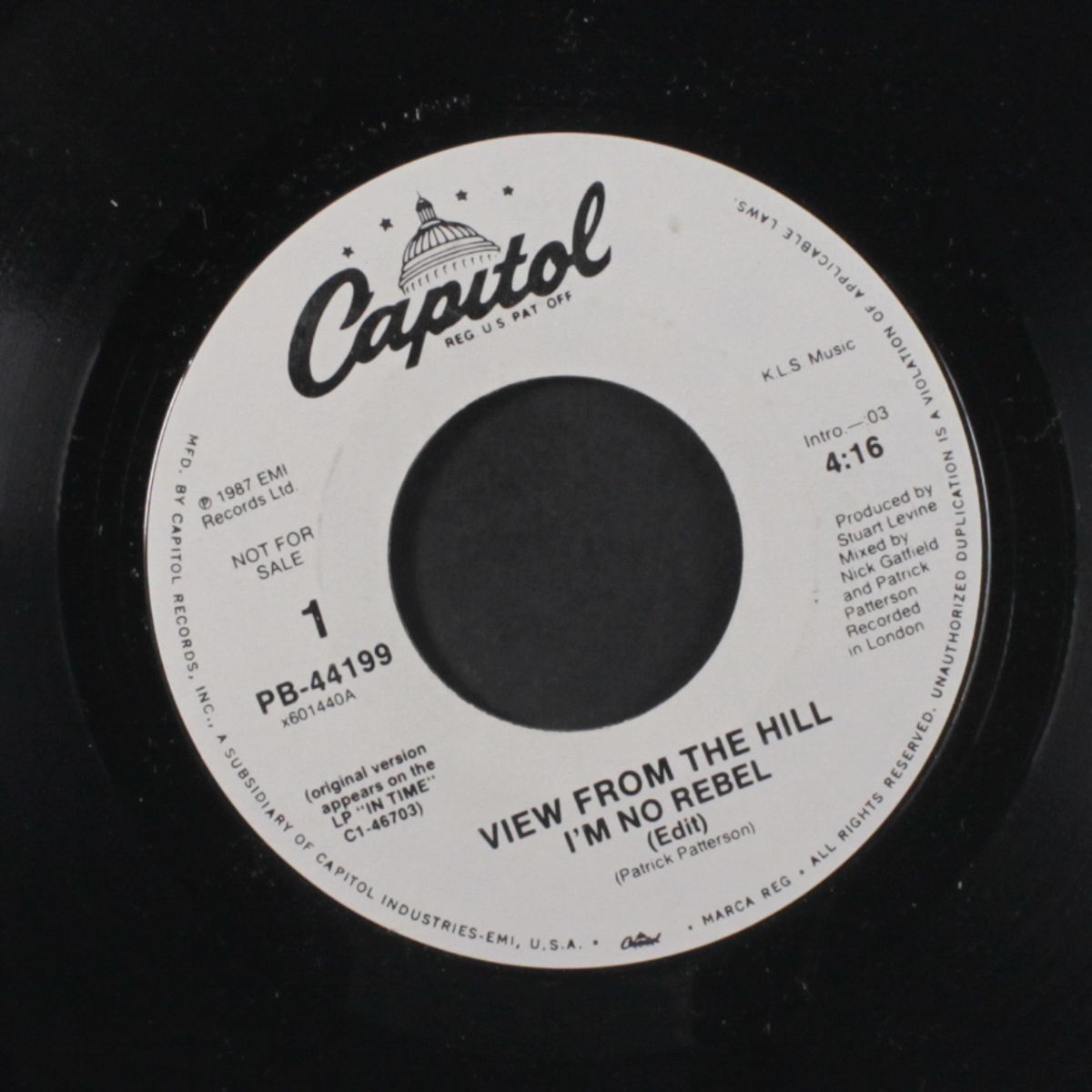 i'm no rebel / same by VIEW FROM THE HILL