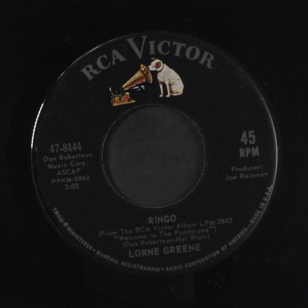ringo / bonanza by LORNE GREENE