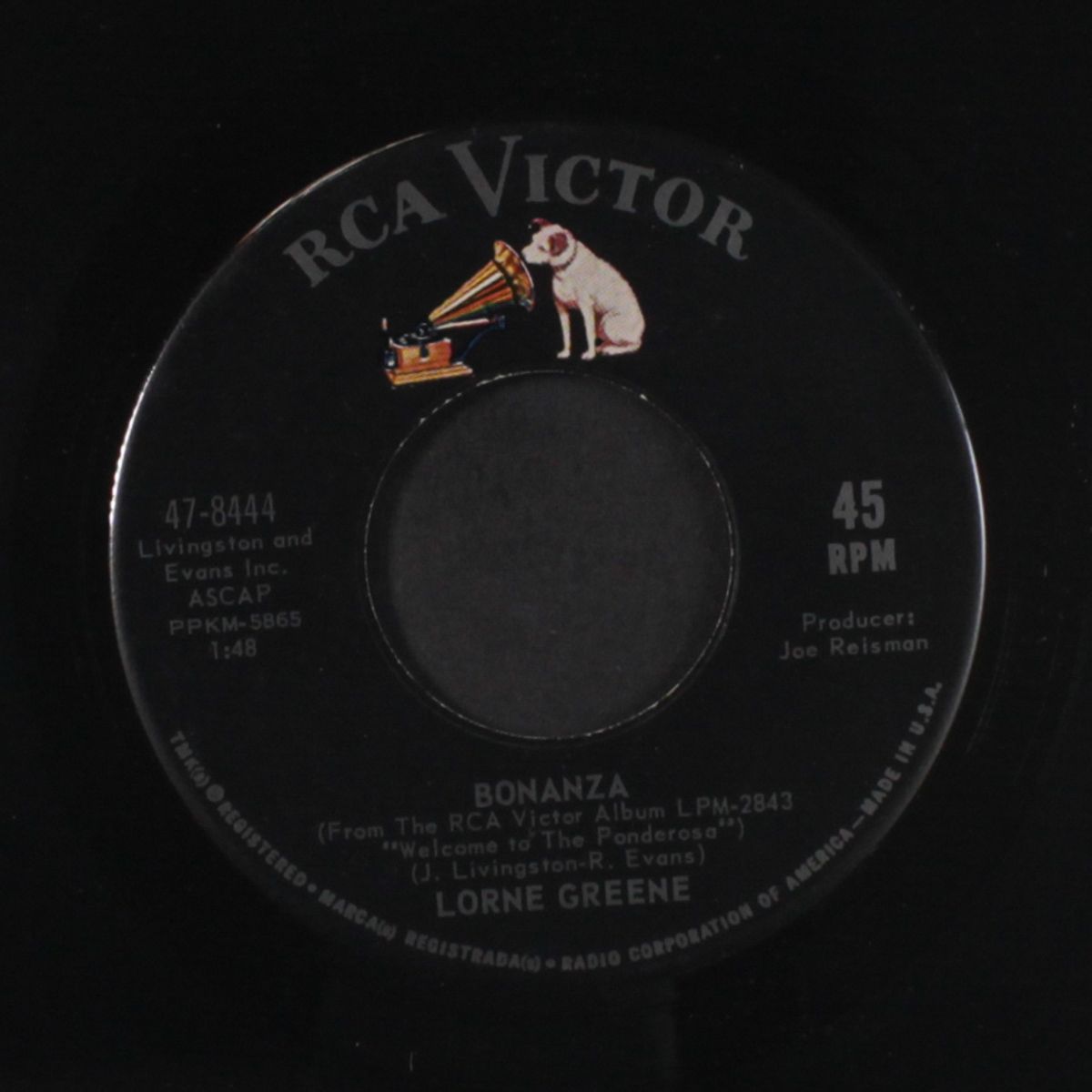 ringo / bonanza by LORNE GREENE