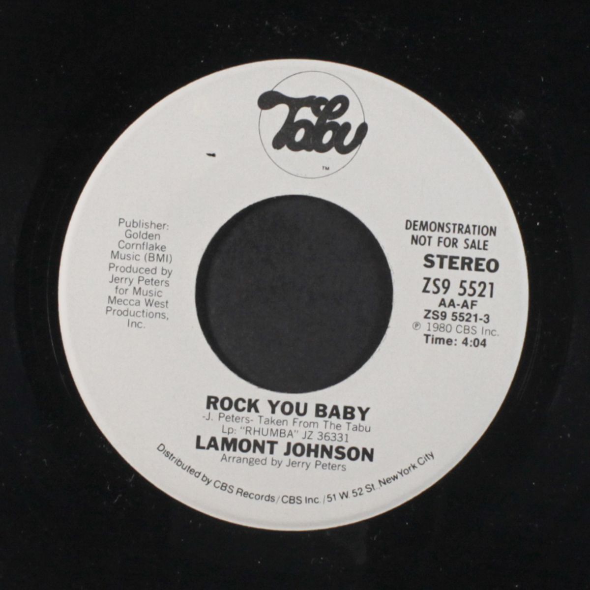 rock you baby / same by LAMONT JOHNSON