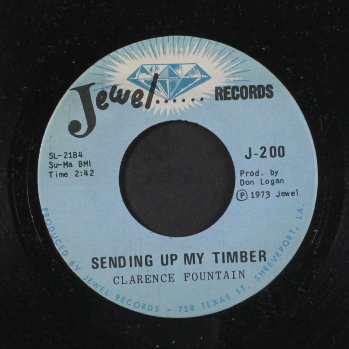 why / sending up my timber by CLARENCE FOUNTAIN