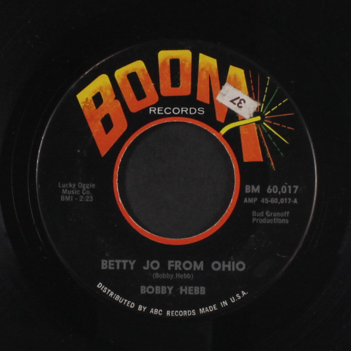 betty jo from ohio / sam hall jr. by BOBBY HEBB