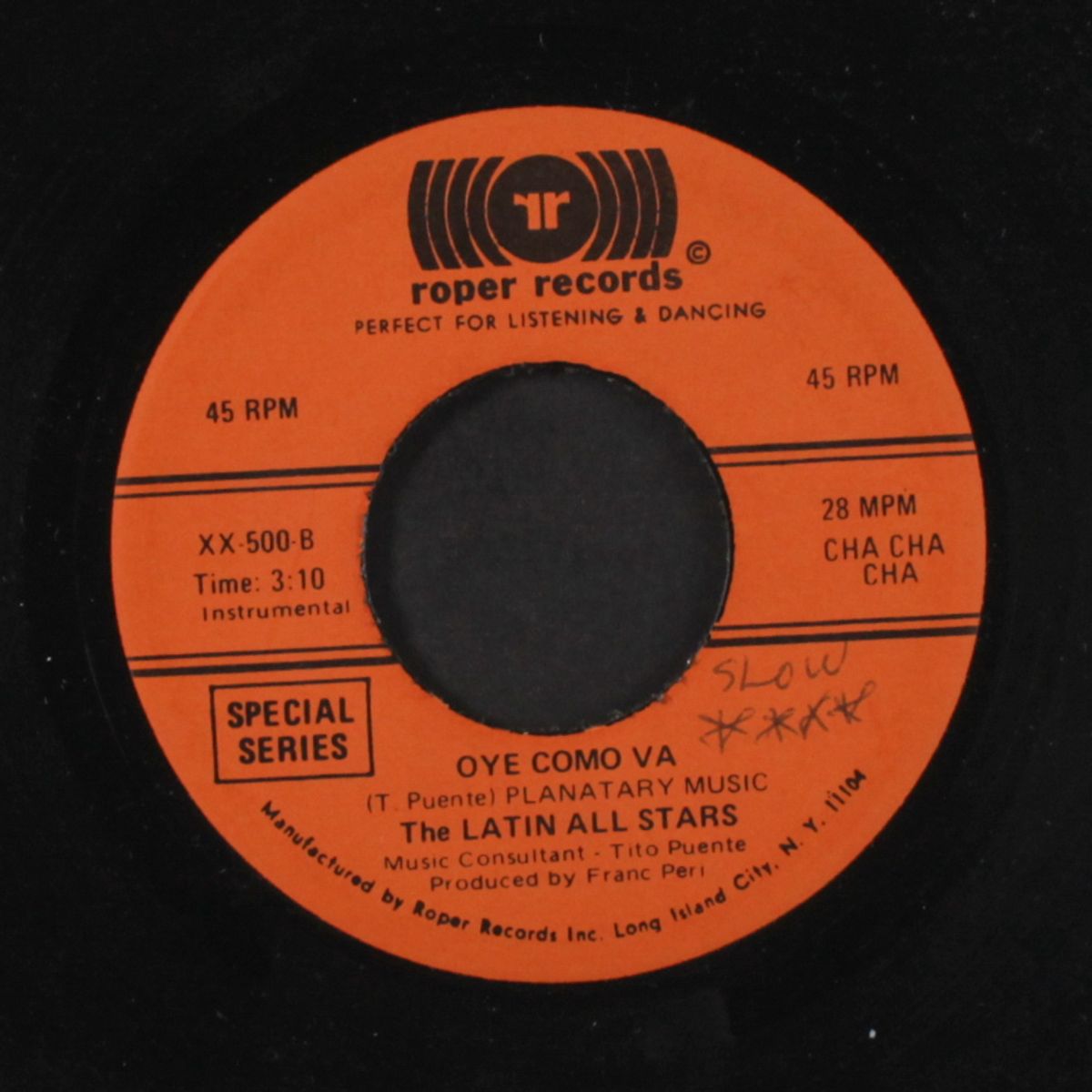 oye como va / mehevita by LATIN ALL STARS