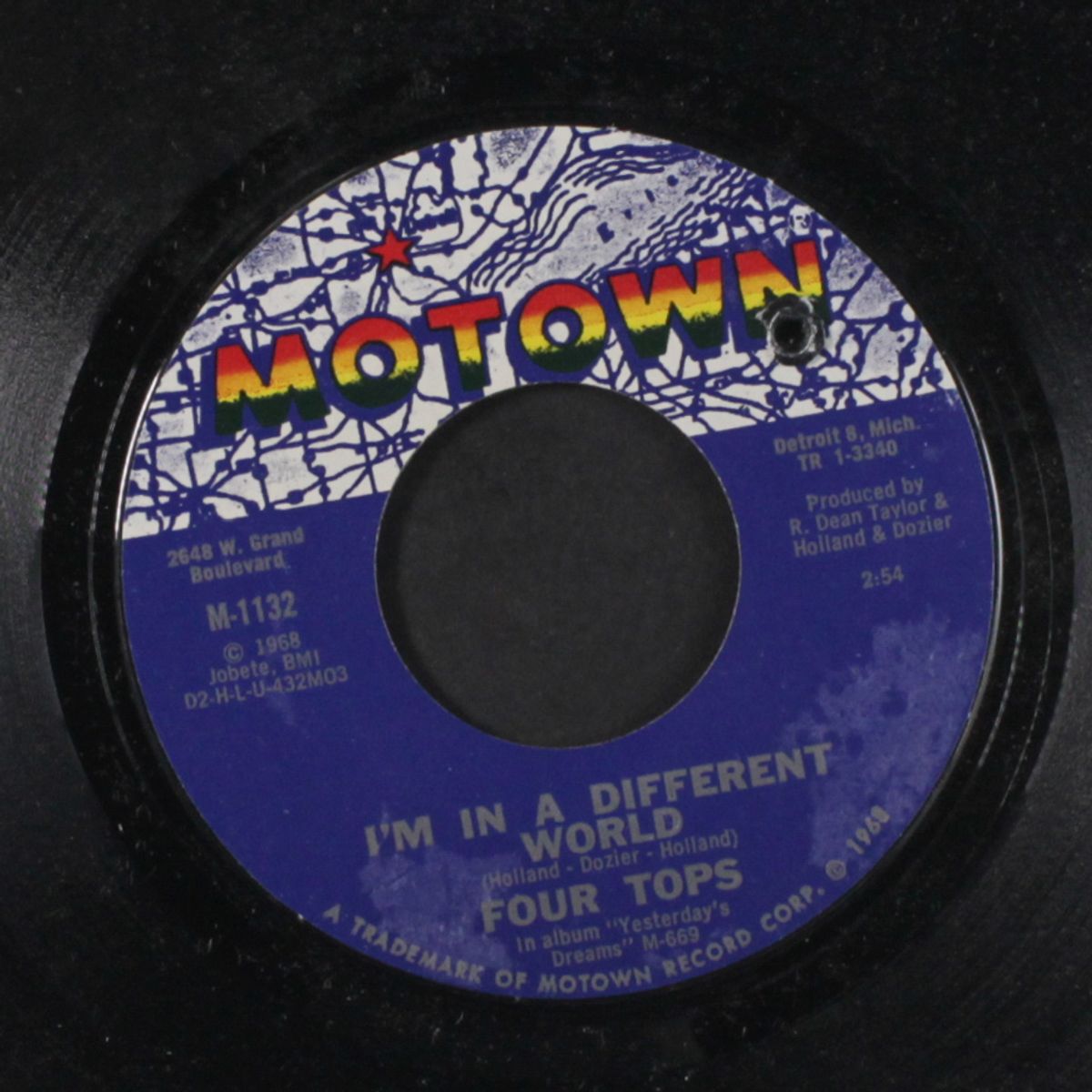 remember when / i'm in a different world by FOUR TOPS