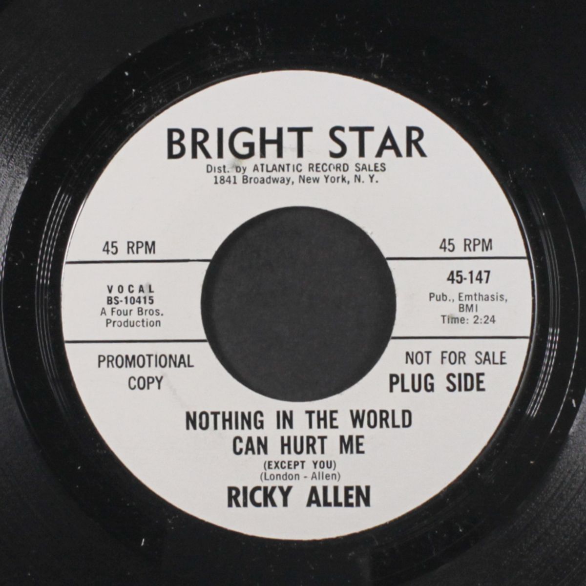 nothing in the world can hurt me by RICKY ALLEN