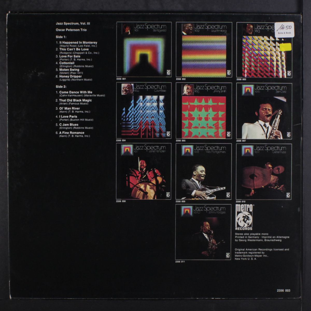 jaz spectrum vol. 3 by OSCAR PETERSON