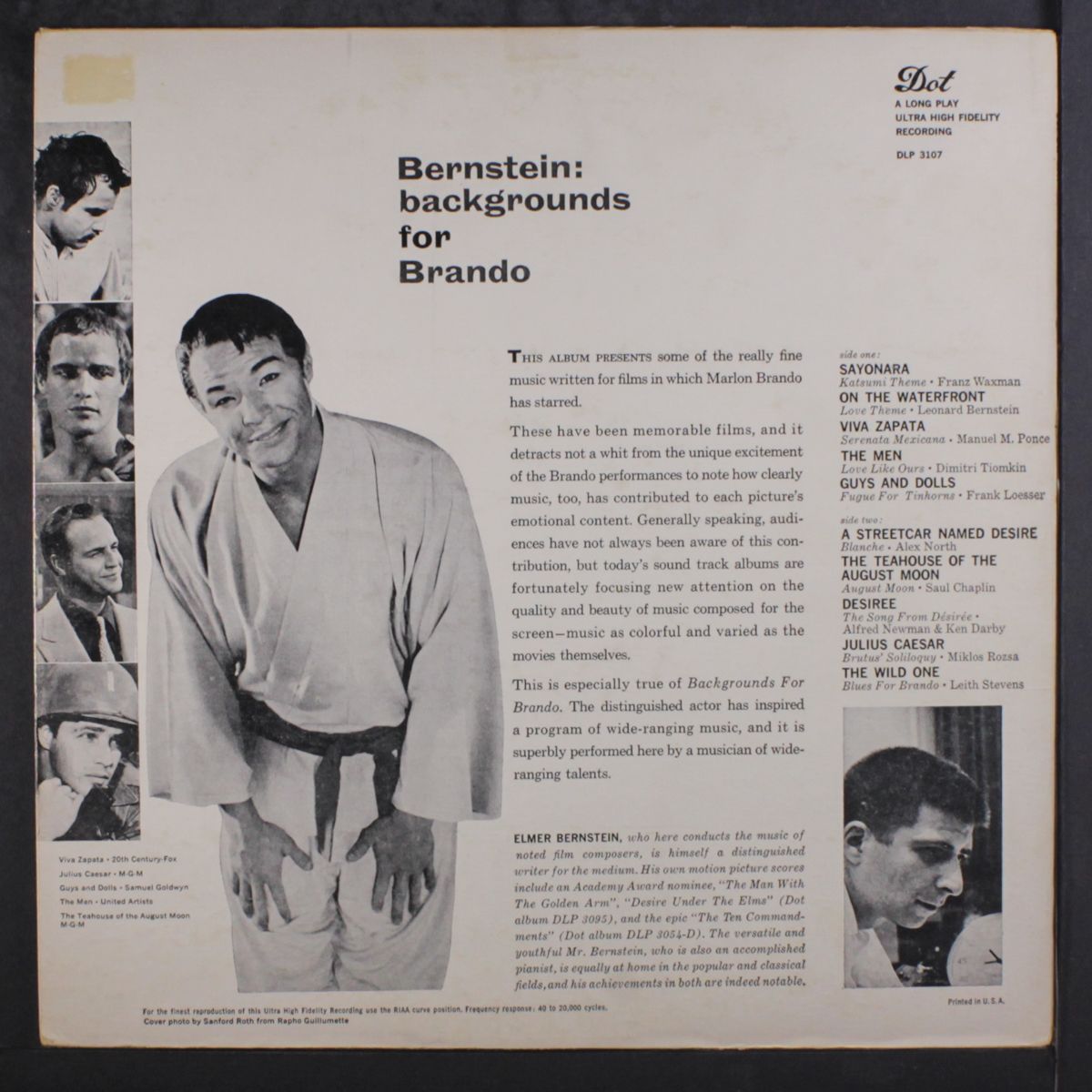 backgrounds for brando by ELMER BERNSTEIN