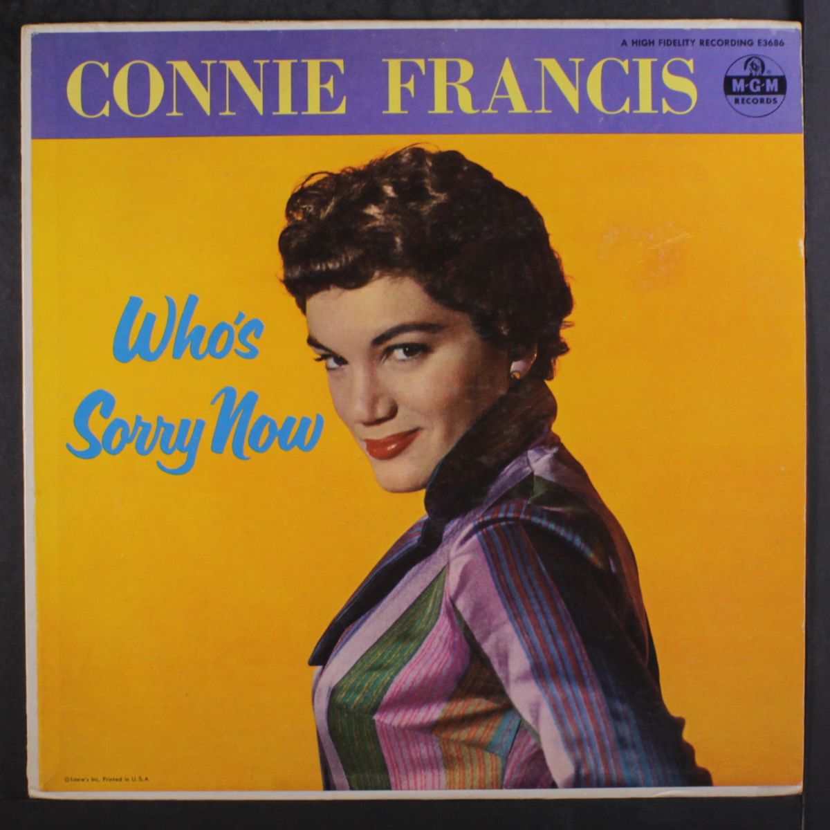 who's sorry now? by CONNIE FRANCIS