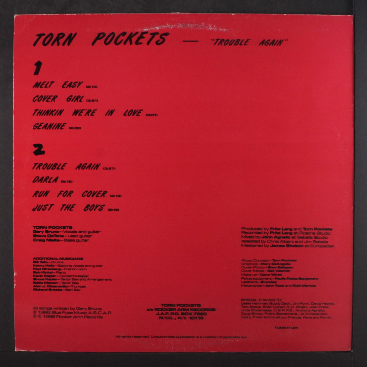 trouble again by TORN POCKETS