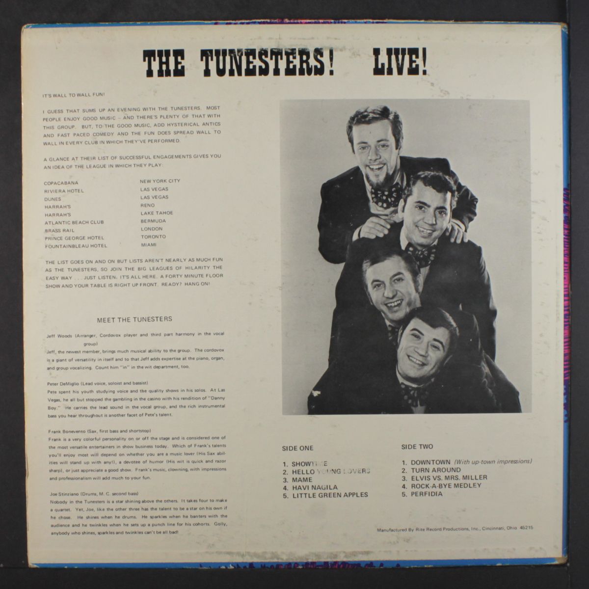 the sounds of the tunesters! live! by TUNESTERS