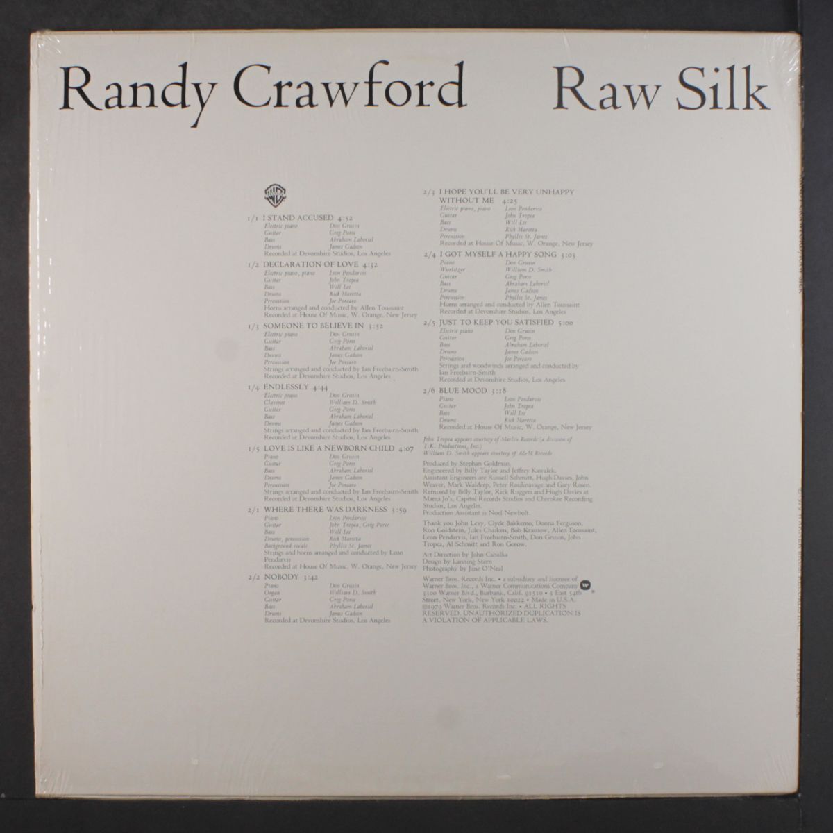 raw silk by RANDY CRAWFORD