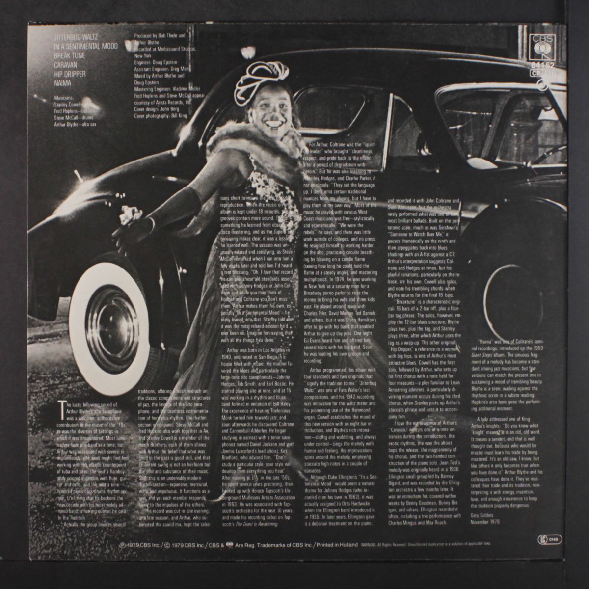 in the tradition by ARTHUR BLYTHE