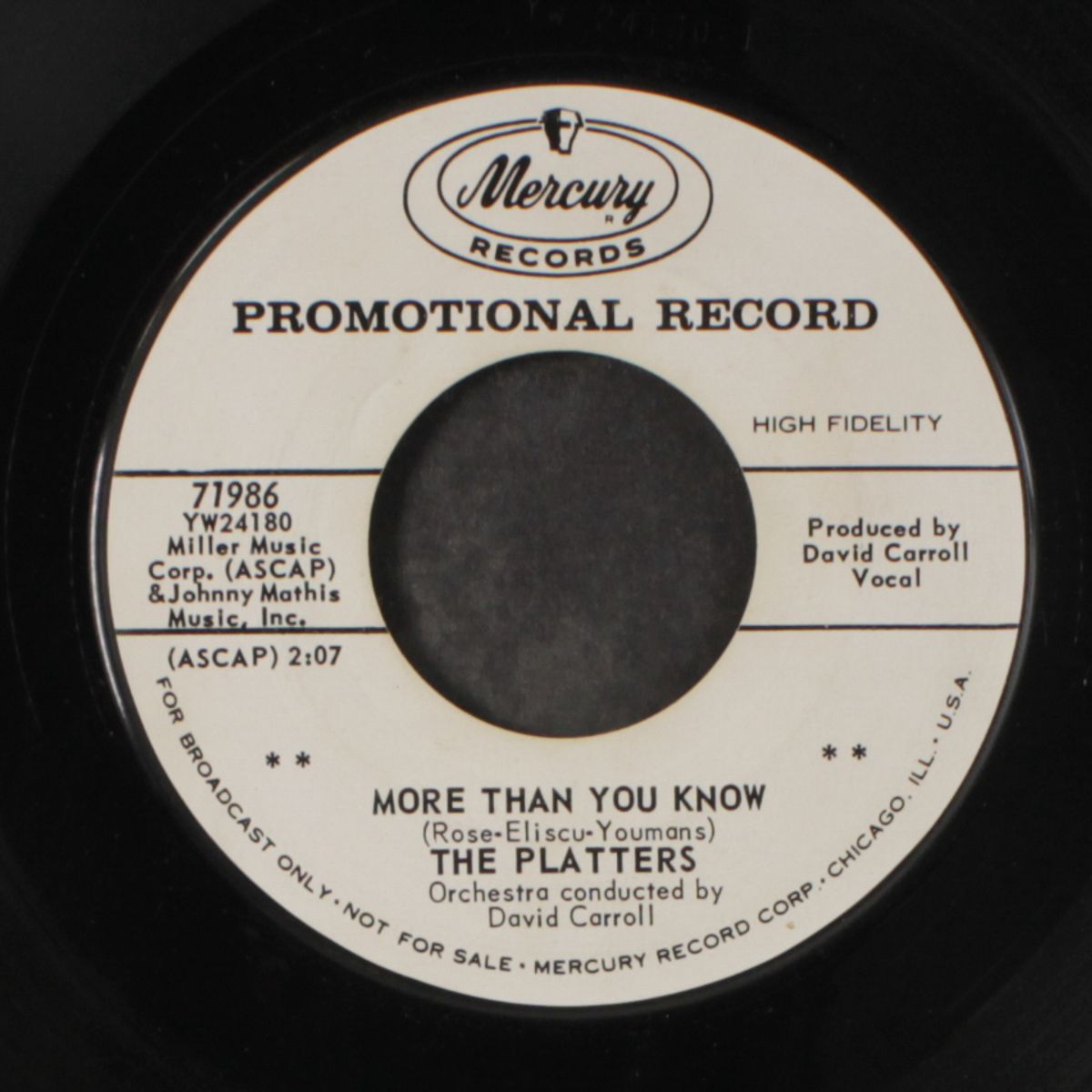 every little movement / more than you know by PLATTERS
