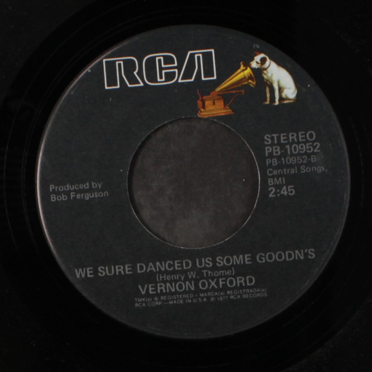 only the shadows know / we sure danced us some goodn's by VERNON OXFORD