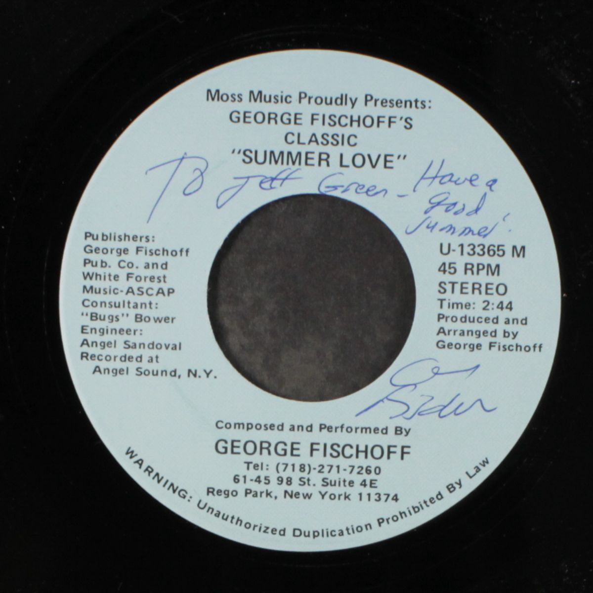 summer love by GEORGE FISCHOFF
