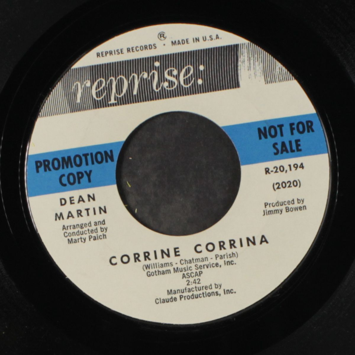 my sugar's gone / corine corrina by DEAN MARTIN