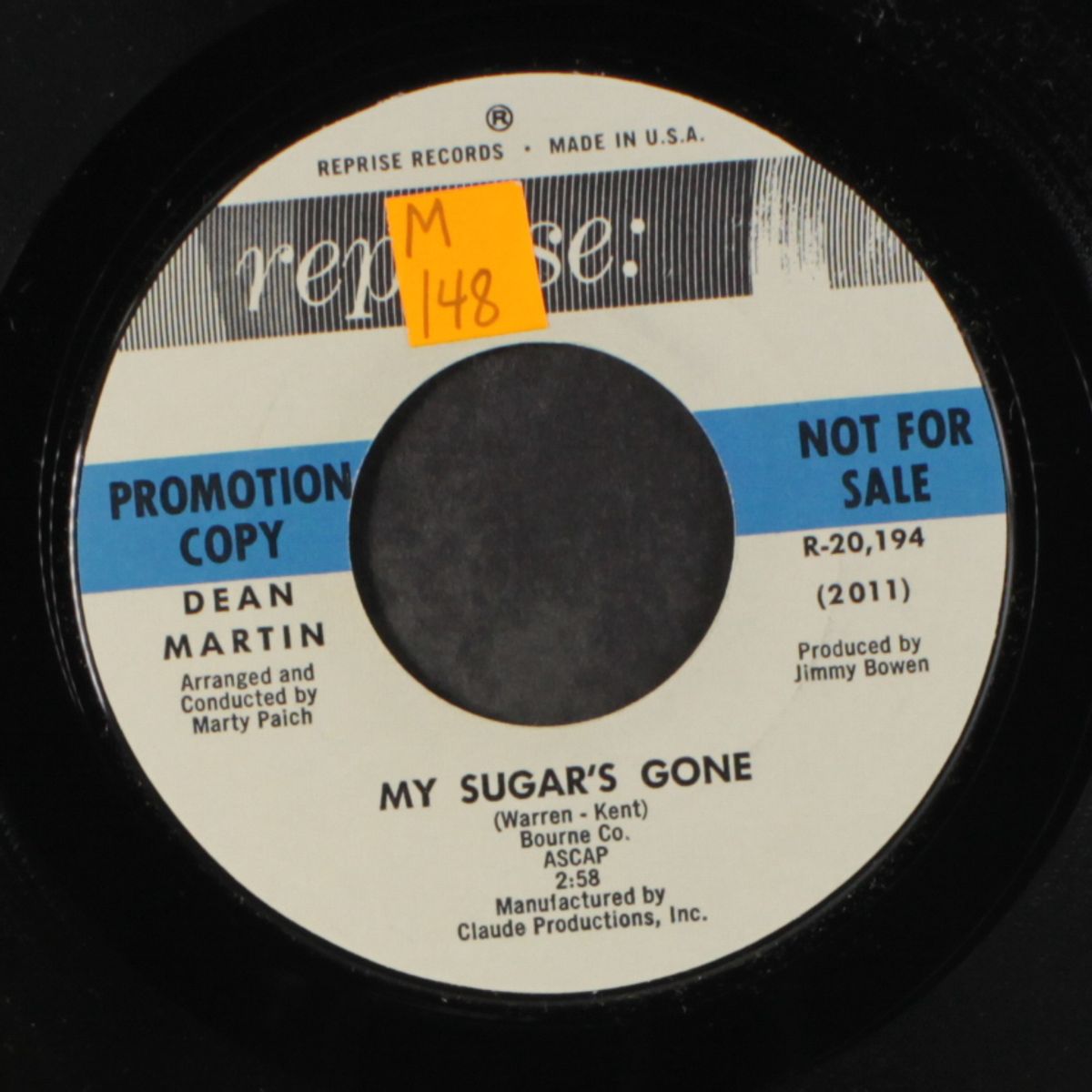 my sugar's gone / corine corrina by DEAN MARTIN