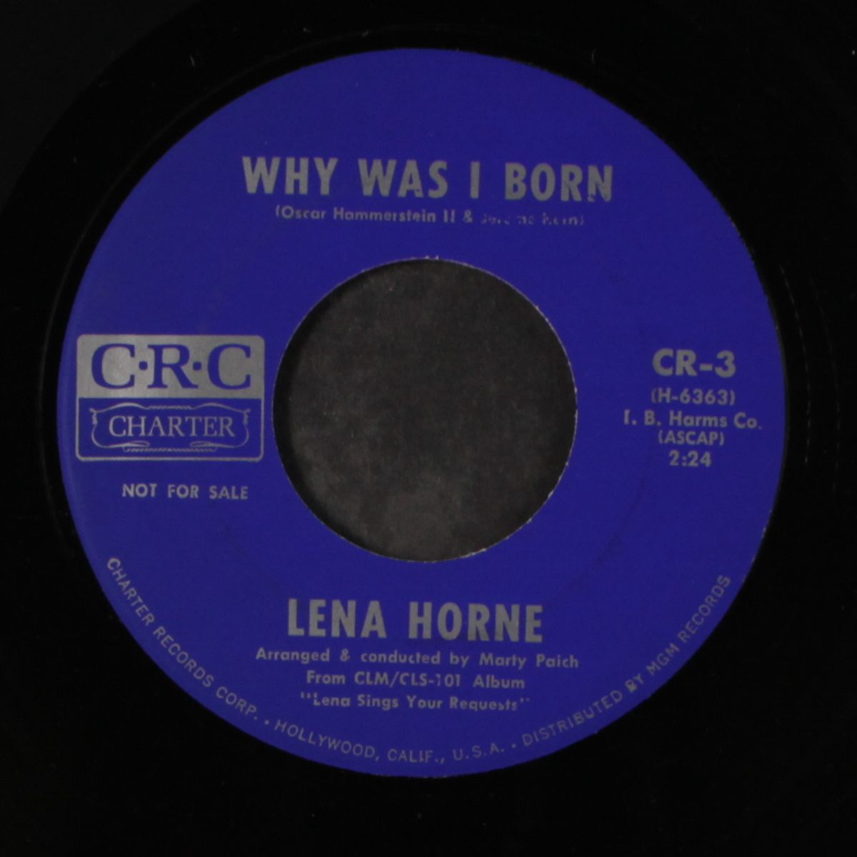 he loves me / why was i born by LENA HORNE