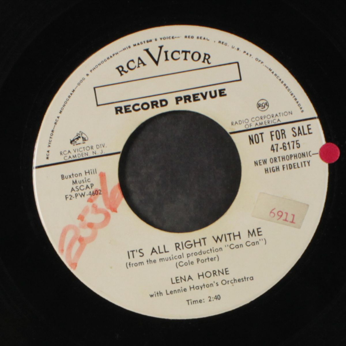 it's love / it's all right with me by LENA HORNE